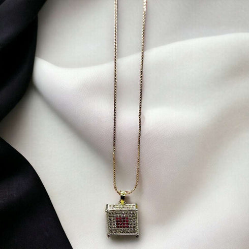 Cube Dior Charm Jewelry Set - D72 - 1